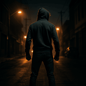 A boy standing in Attitude pose